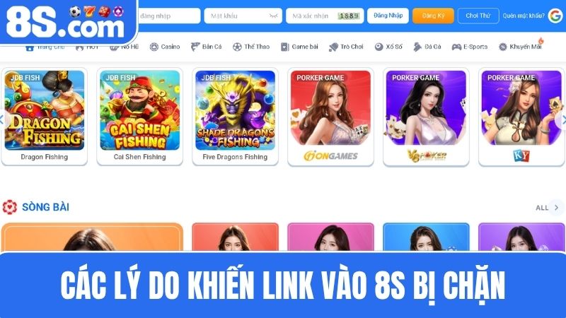lý do khiến Link vào 8S bị chặn