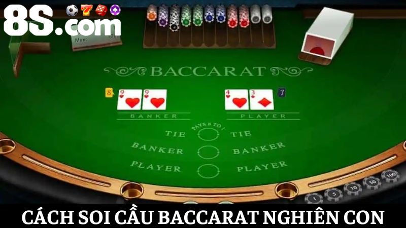 cách soi cầu Baccarat nghiêng con