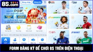 chơi 8S trên điện thoại