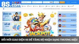 giao diện website 8S