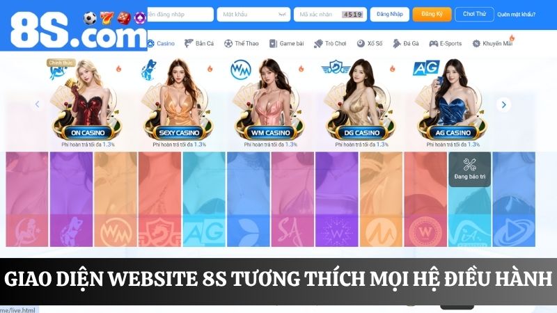 tìm hiểu về giao diện website 8S