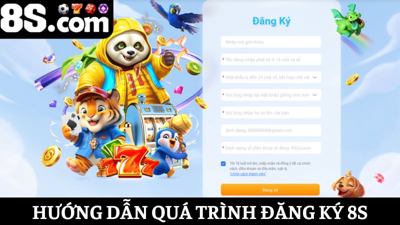quy trình đăng ký 8S