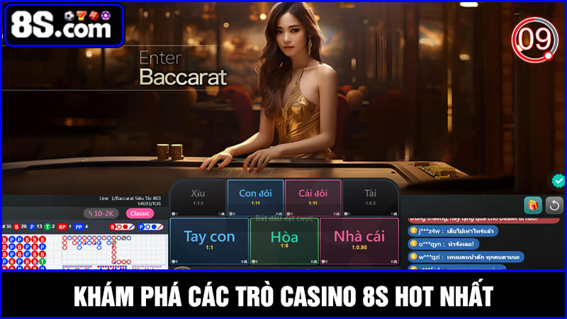 các trò Casino 8S