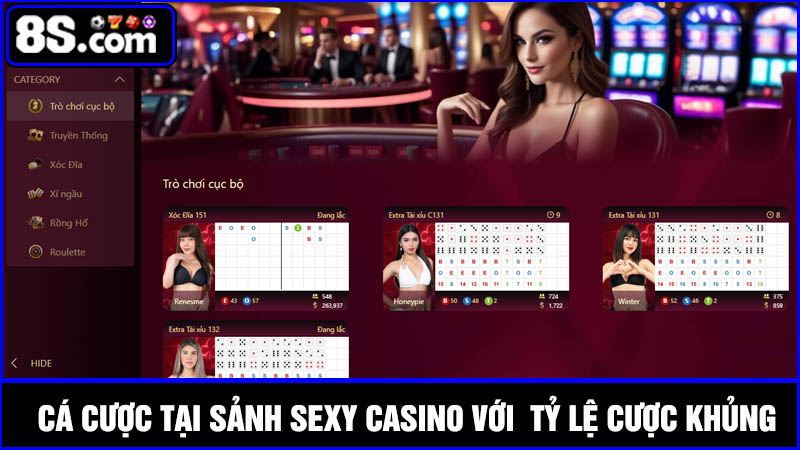 sảnh Sexy Casino 8S